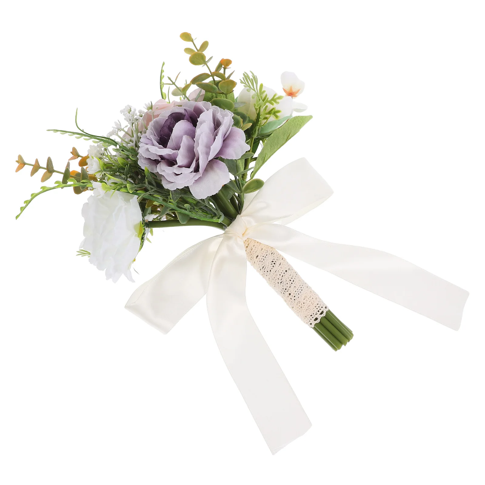 

Vintage Design Artificial Bridal Rustic Romantic Bridal Flower Bridesmaid Bouquet Wedding Table Centerpiece Decor Fake Flower