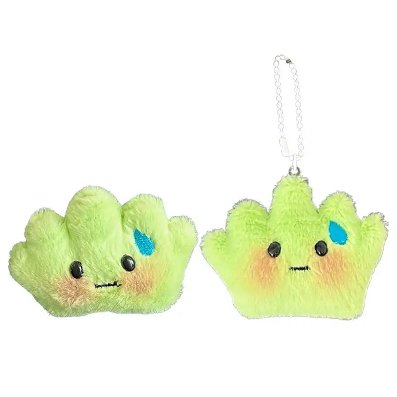 Plush Keychains for Backpacks Grass Plush Cute Bag Pendant Multifunctional Keyring Backpacks Poop Shape Plush Stuffed Animals