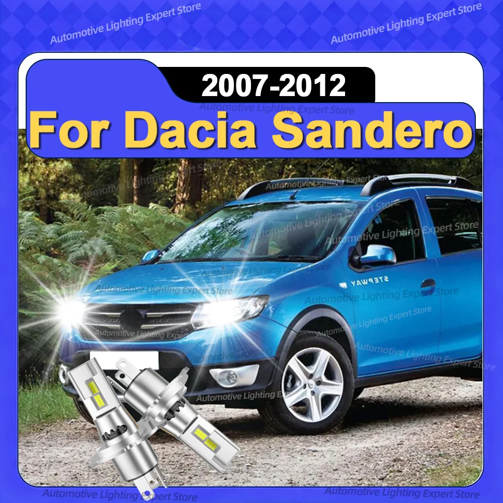 

2 шт. 180 Вт турбо светодиодные лампы для фар CANBUS с вентилятором 12 В для Dacia Sandero 2007 2008 2009 2010 2011 2012