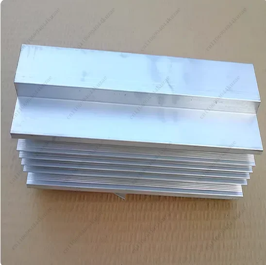 HLH 305MM 2U High-Power Heat Sink - Aluminum Alloy Profile for Power Amplifier Electronic Components