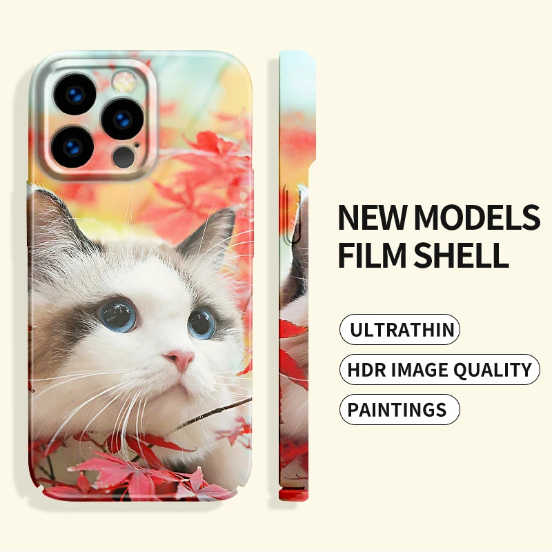 cute luxury phone case para aesthetic for iPhone 14 11 15 13 12 xs Pro Max xr x plus Cute Cartoon Full package protective cover