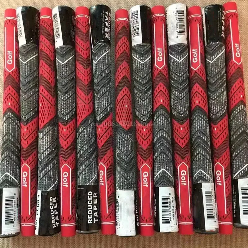 Nuove manopole per mazze da golf 13 pezzi Manopole da golf in gomma standard/medie da uomo 5 pezzi Manopole per mazze da golf in filato di cotone Impugnatura universale in ferro e legno