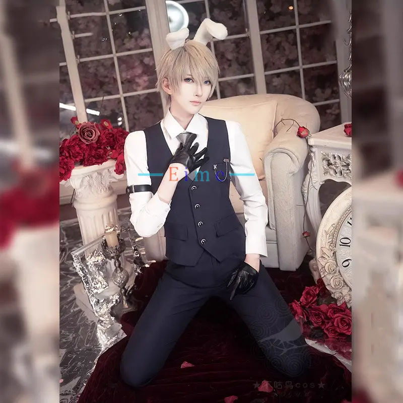 

Xavier Cosplay Costume Game Love and Deepspace Cosplay Cute Party Bunny Suit Anime Clothing Halloween Carnival Uniforms