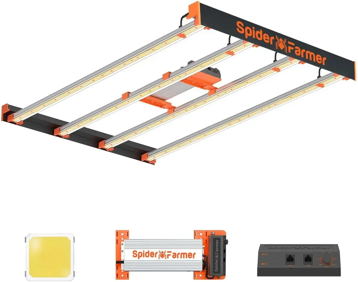 730 watt Samsung LM301B Full Spectrum Commercial LED Growth Lamp Spider Farmer SE7000