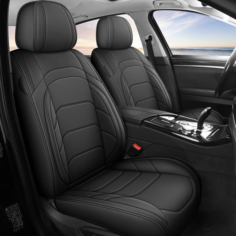 Complete Car Seat Cover Set, Car Seat Cushions, Front and Rear Seat Covers, Universal Fit for Most Vehicle Models