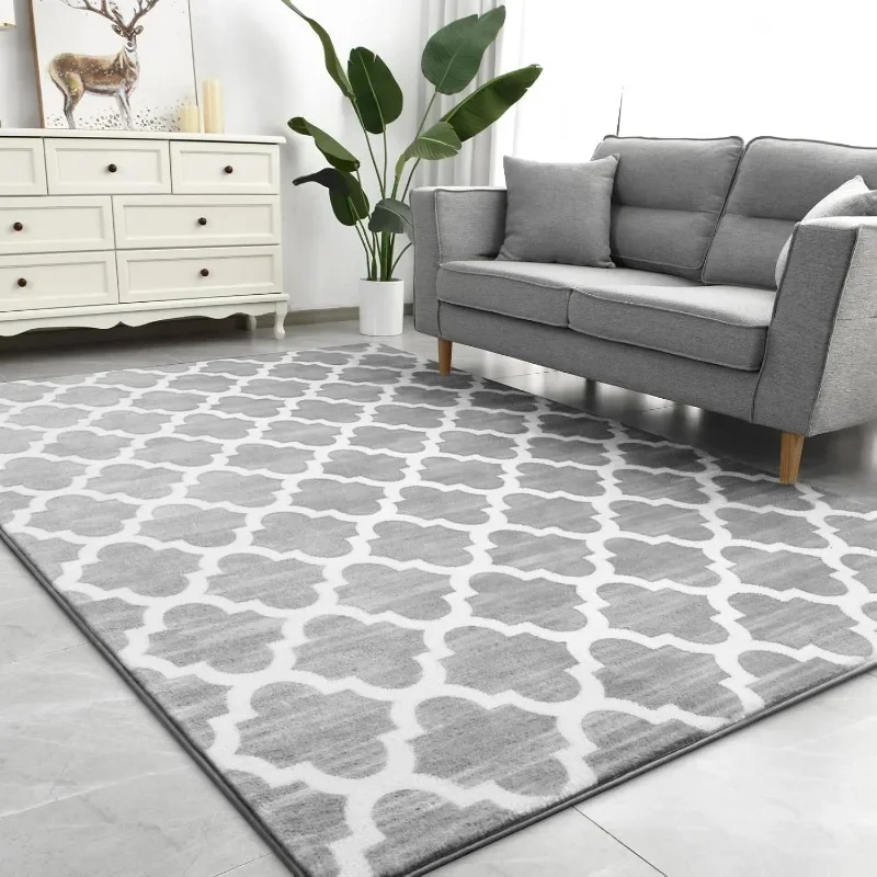 

Carpet for Living Room Advanced Simple Large Area Grid Coffee Tables Rugs Soft Fluffy Bedroom Cloakroom Mats Alfombra Tapis 러그