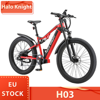 Halo Knight H03 Electric Bike 1000W Motor 48V 19.2Ah Battery 27.5*3.0-inch Tire 50km/h Max Speed 90km Max Range Hydraulic Brakes