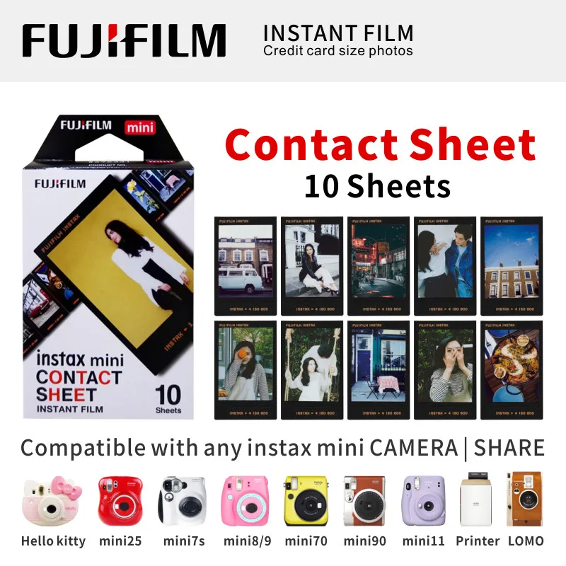 New 2025 fresh date Fujifilm instax Universal 3 Inch Instant Camera Photo paper for Fujifilm instax minifilm 11/12/8/9/40/link