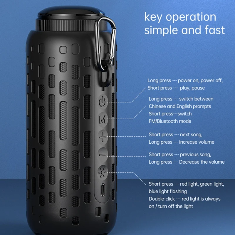 M47 หูฟังชนิดใส่ในหู 2 ใน 1 หูฟังแบบพกพาลําโพงหูฟังไร้สาย BT 5.3 ชุดหูฟังสเตอริโอ M47 หูฟังชนิดใส่ในหู