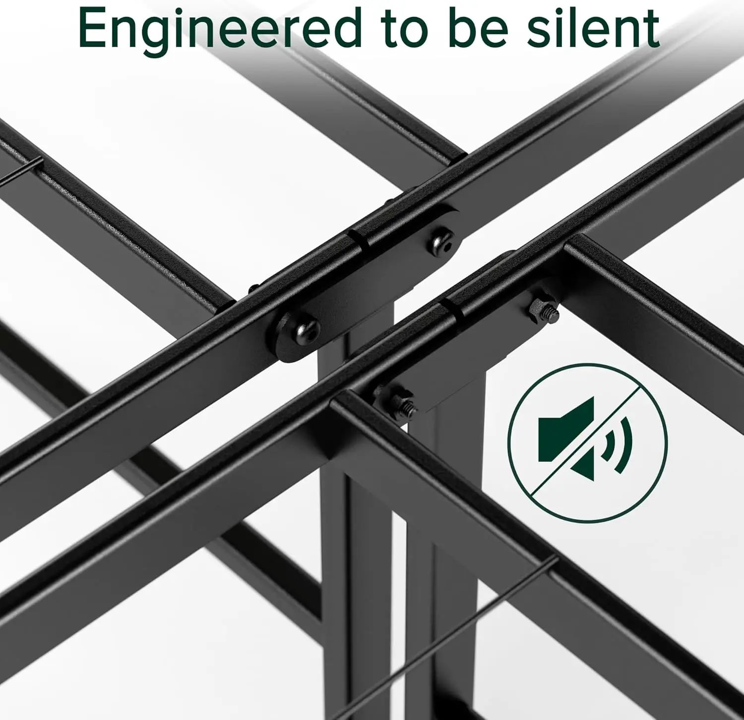 Zinus Smartbase Heavy Duty Mattress Foundation, 18 Inch Metal Platform Bed Frame, No Box Spring Needed, Sturdy Steel Frame,