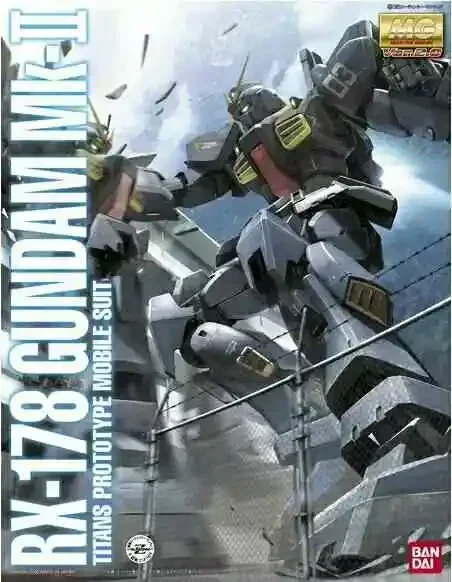 Gundam Bandai MG 1/100 RX-178 TITANS PROTOTYPE بدلة الهاتف المحمول MK2 2.0 نموذج تجميع الحركة المنتج الأصلي الميكانيكي