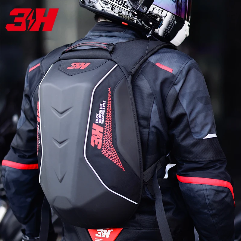 

3H Motorcycle Riding Backpack Helmet Bag Men's Large Capacity Waterproof Locomotive Knight Bag Motorcycle Travel Reflective
