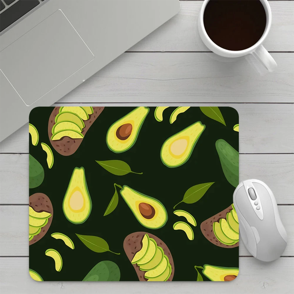 Avocado Aesthetic Fruit Small Gaming Mouse Pad Computer Mousepad PC Gamer Mouse Mat Laptop Office Mausepad Keyboard Mat Desk Pad