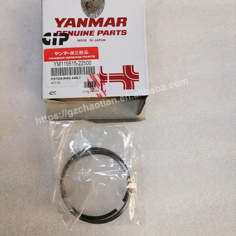 

Excavator Parts 3tnv70 Piston Ring 119515-22500 Engine Piston Ring