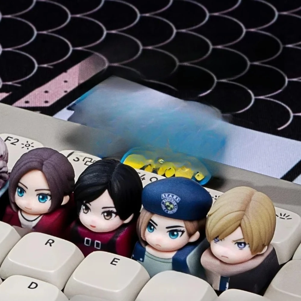 Personality Game Series Theme Keycaps 3D Resin  Artisan Custom Original Handmade Keycap 1pc for Mechanical Keyboard Accessories