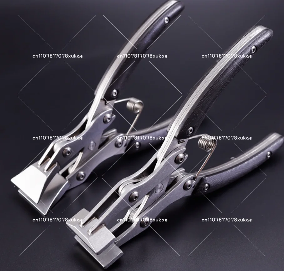 

35mm Integrated Chuck Flat Mouth Pliers Cost-effective Parallel Pliers Handmade DIY Leather Tool Pliers