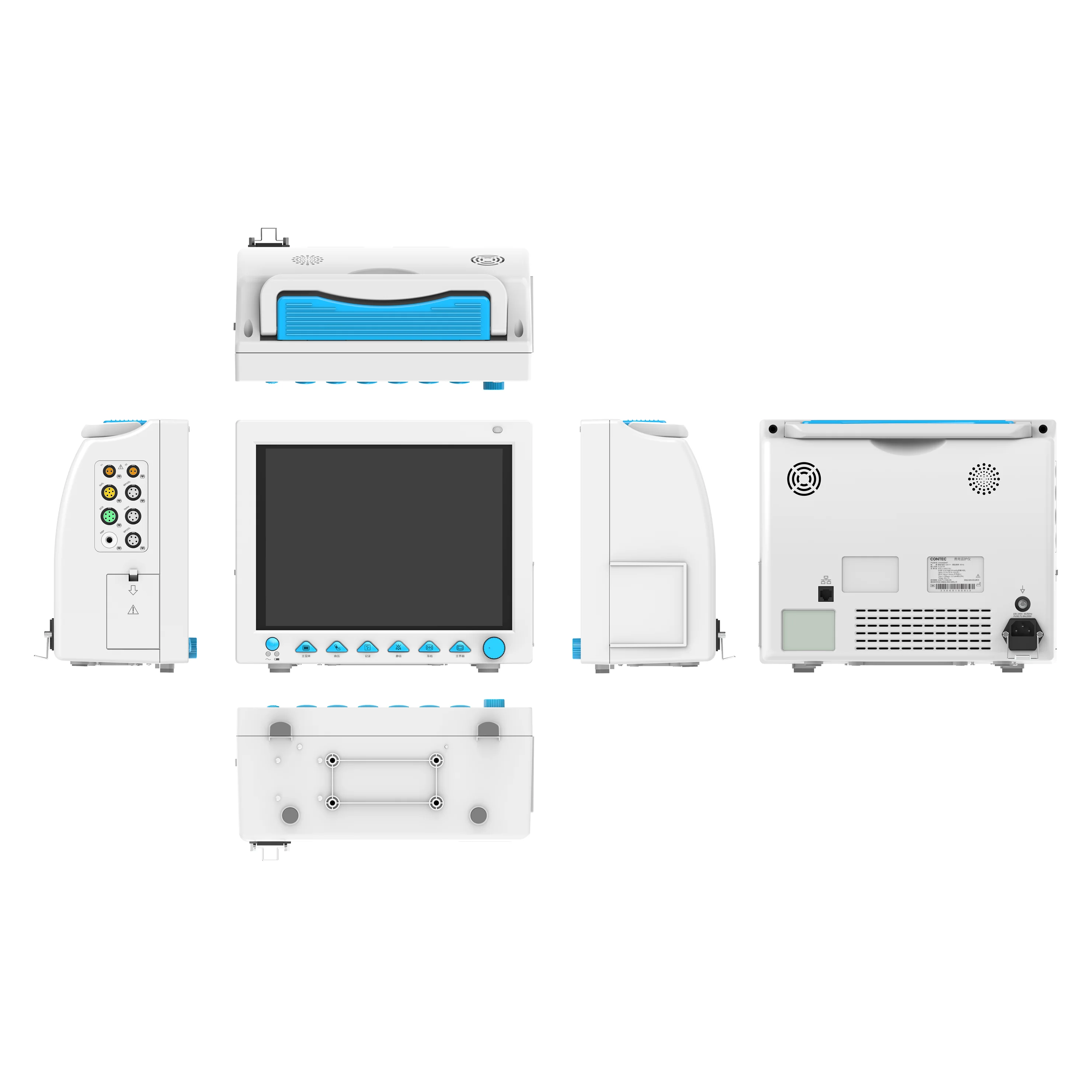Portable multi-parameter patient monitoring system, veterinary , high-tech veterinary monitoring equipment, patient monit