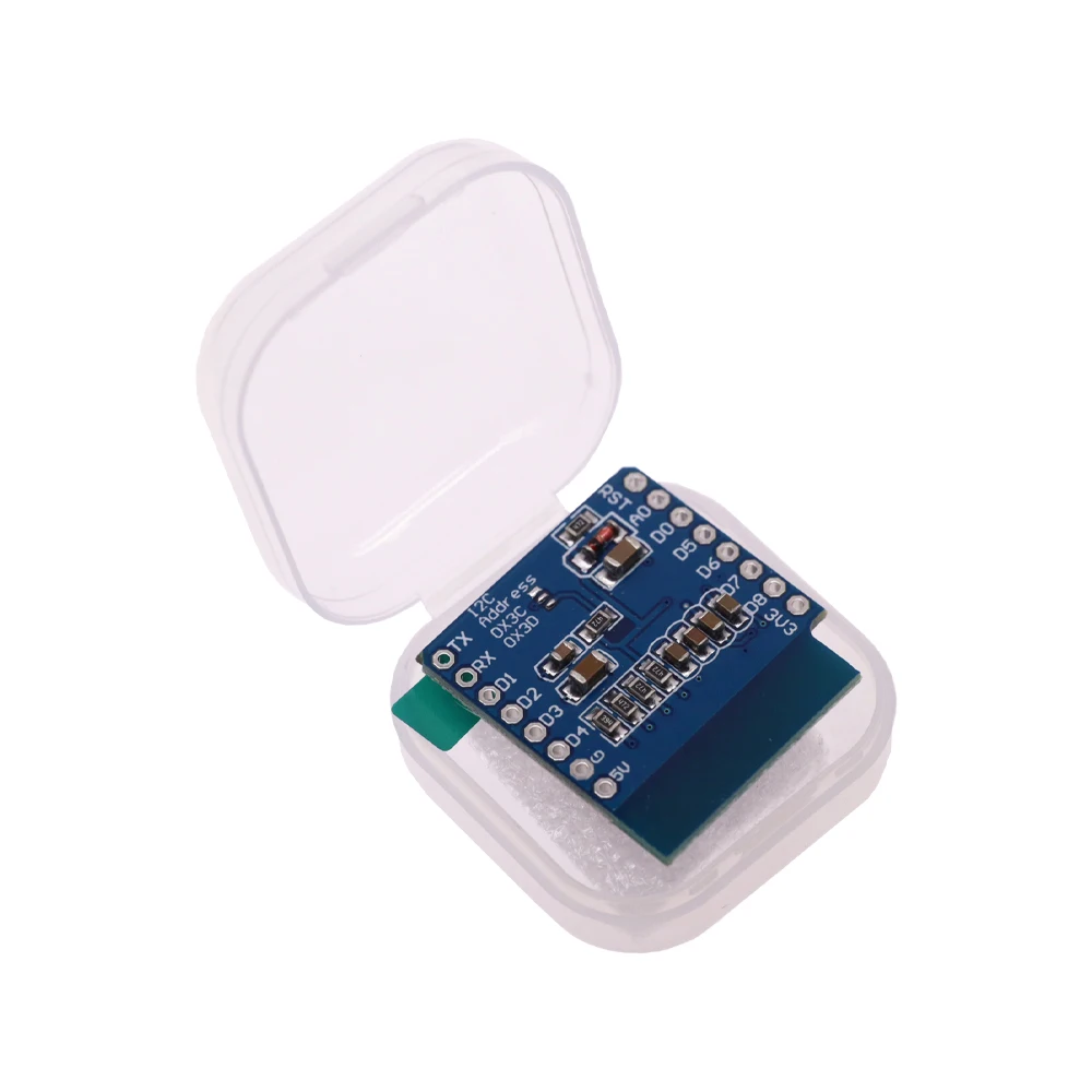 Pantalla LCD LED para Arduino, 0,66 pulgadas, 64x48, IIC, I2C, OLED, Compatible con D1 Mini, SSD1306