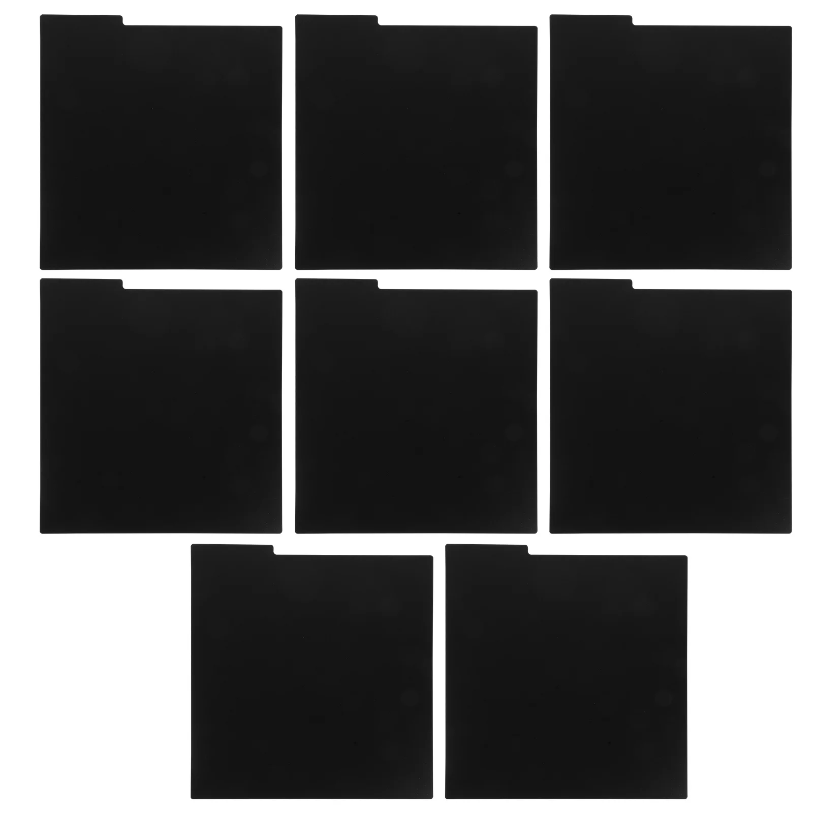 8Pcs Vinyl Record Shelf Dividers Sturdy PVC Writable Index Cards for Organizing and Categorizing Records Comics