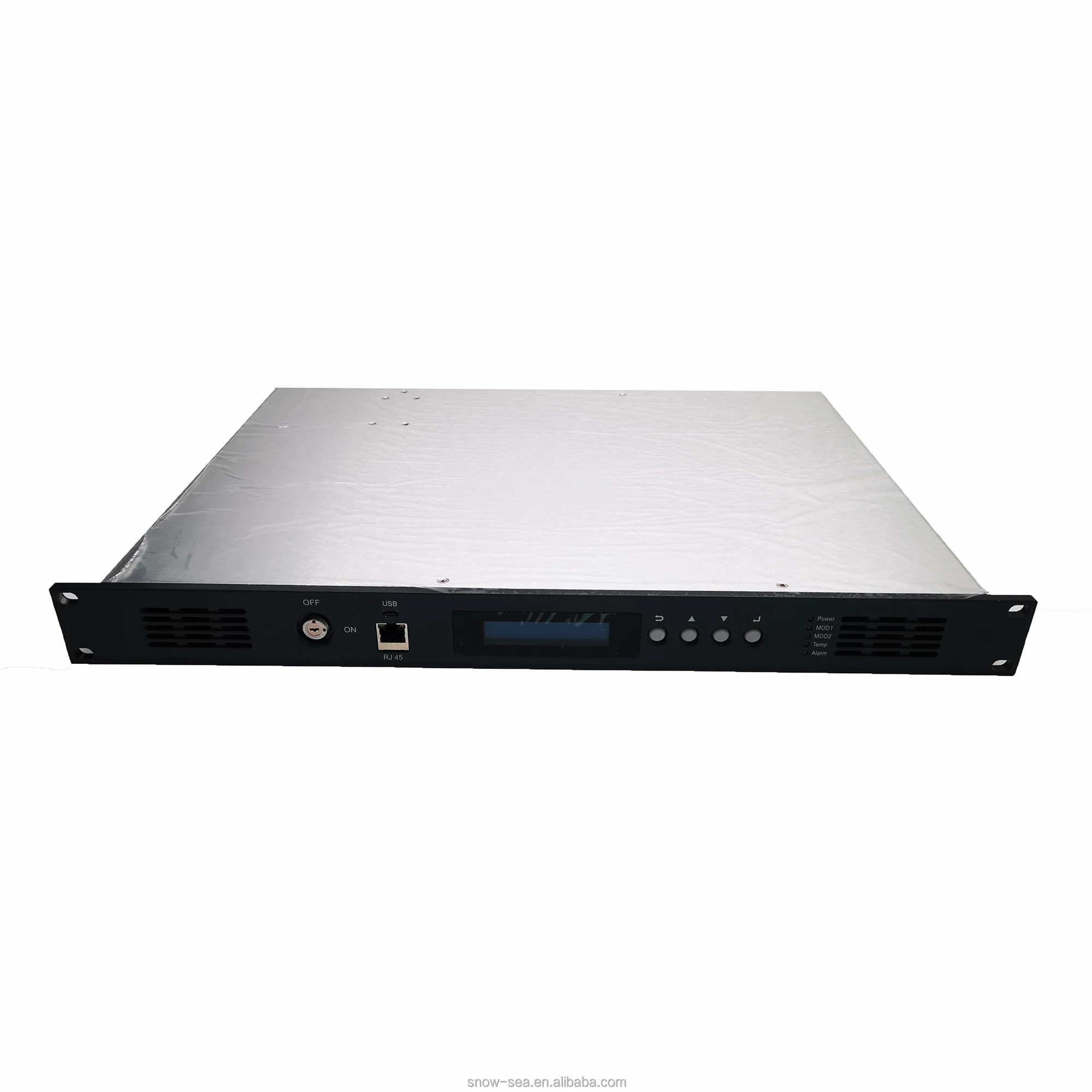 

1310nm 26mW 14dBm CATV Optical Transmitter with AGC and Dual Power Supply and Simple Network Management Function