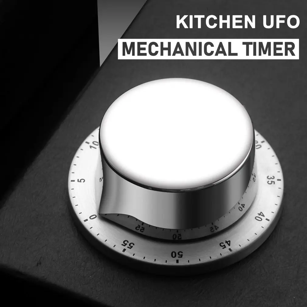 Timer Da Cucina Magnetico Da 60 Minuti, Timer Manuale Per Lavaggio E Cottura A Vapore Timer Meccanico In Acciaio Inox 97157400