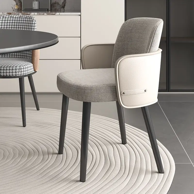 เก้าอี้พักผ่อนสไตล์อิตาเลียนกลางศตวรรษสุดหรู สำหรับห้องรับประทานอาหาร สำนักงาน และห้องนั่งเล่น เฟอร์นิเจอร์ห้องนั่งเล่น