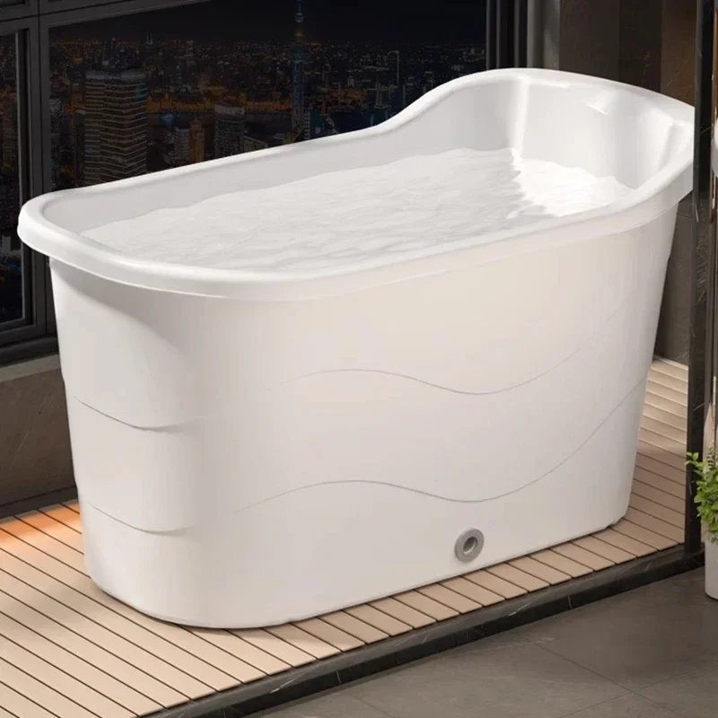 

Large Adult Hot Bathtub Pedicure Shower Plastic Postpartum Swimming Bath Tub Bucket Barrel Alberca Household Merchandise