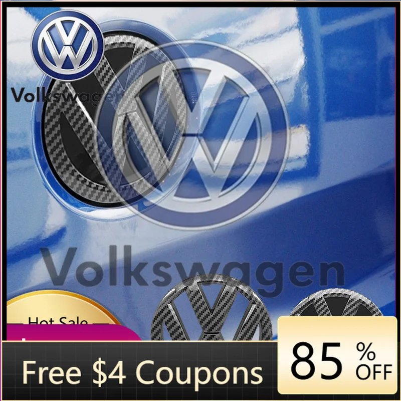 

Car Sticker 2026 Hot Styling Mouldings For VW Volkswagen Jetta MK5 Golf 1Pc 3D ABS Car Front Logo Grille Badge Trunk Badge For V
