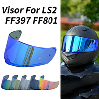 VISOR FOR LS2 FF397 FF801 Helmet Visor Clear/dark Smoke/ Silver/rainbow Only for LS2 VECTOR Helmet Model Lens