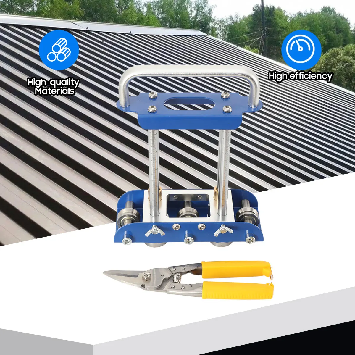 Leichte/professionelle Version Metallkantenrollen-Biegwerkzeug für verschiedene Metalldrachte für Regenumsteller und Herstellung von Klappkanten – Detail 15