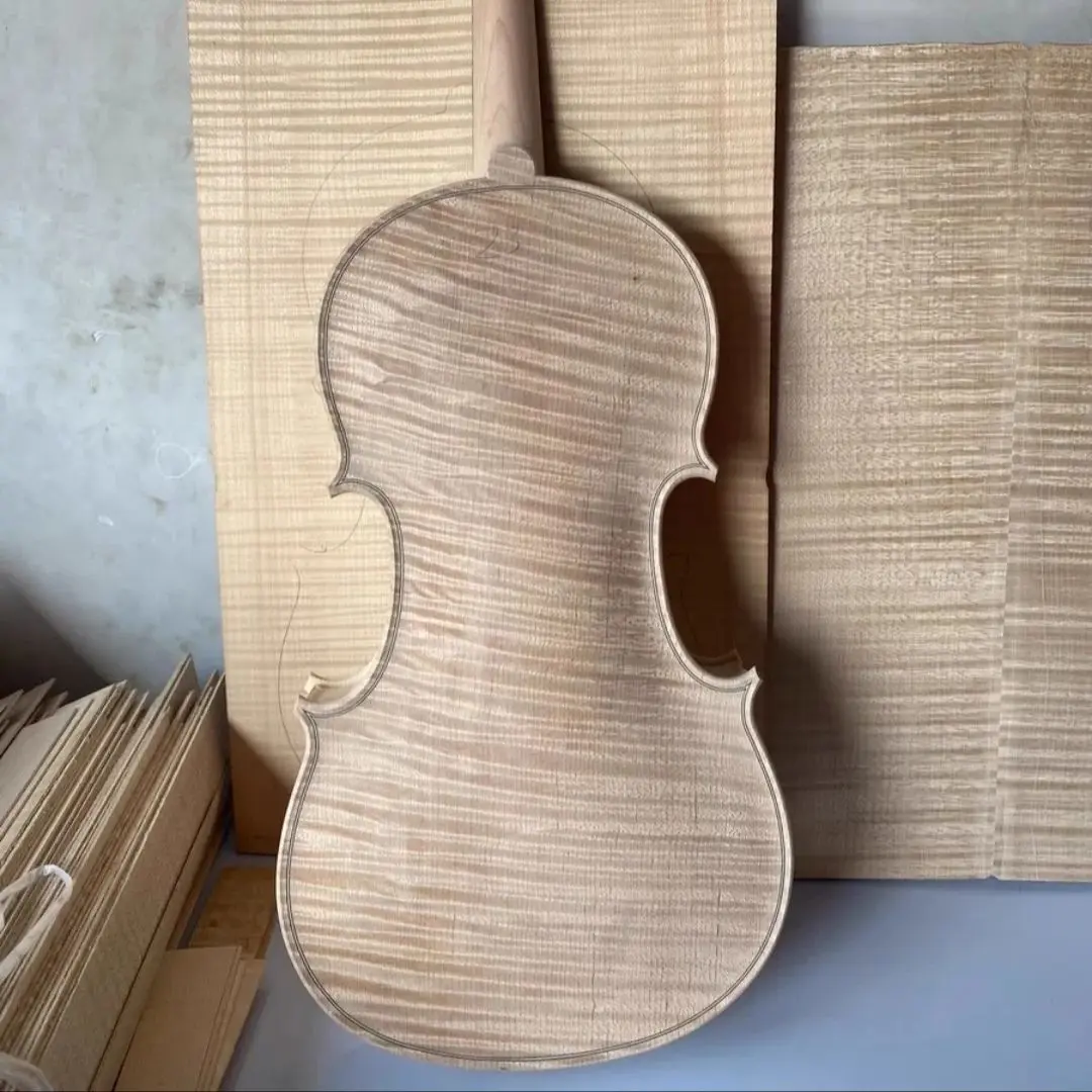 Over 20 years Professional Maple violin white embryo unfinished white maple wood violin solid wood DIY white violino