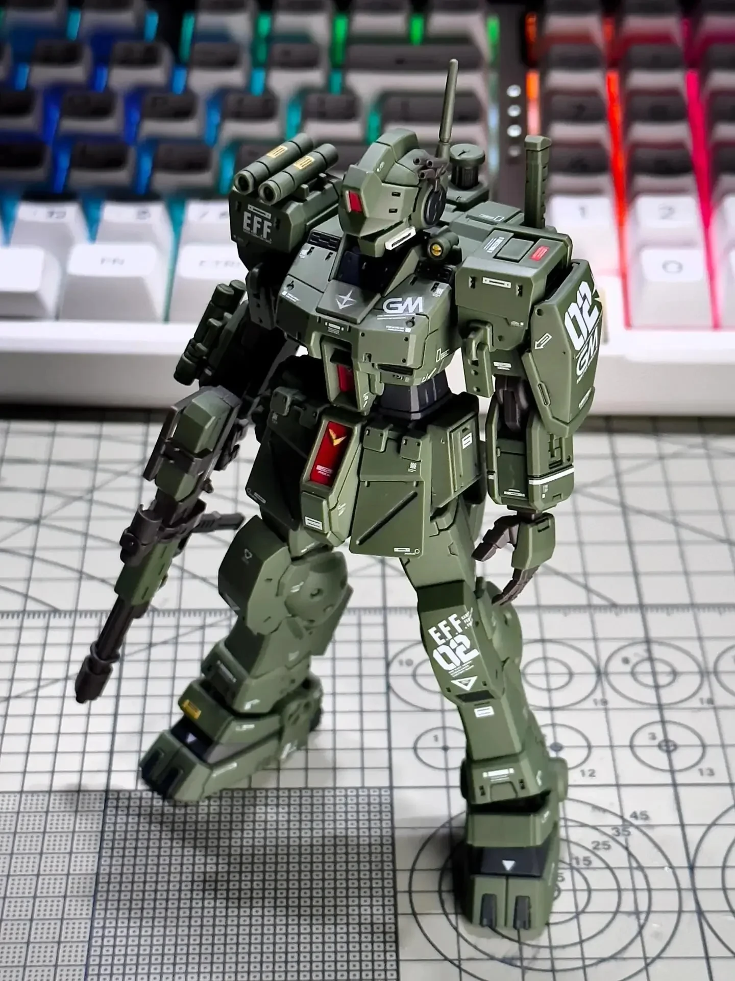 XFS HG GTO RGM-79S GM المتقشف التجمع نموذج 1/144 الصحراء نوع عدة المتقشف عمل أرقام روبوت Mecha البلاستيك لعبة مجسمة الهدايا