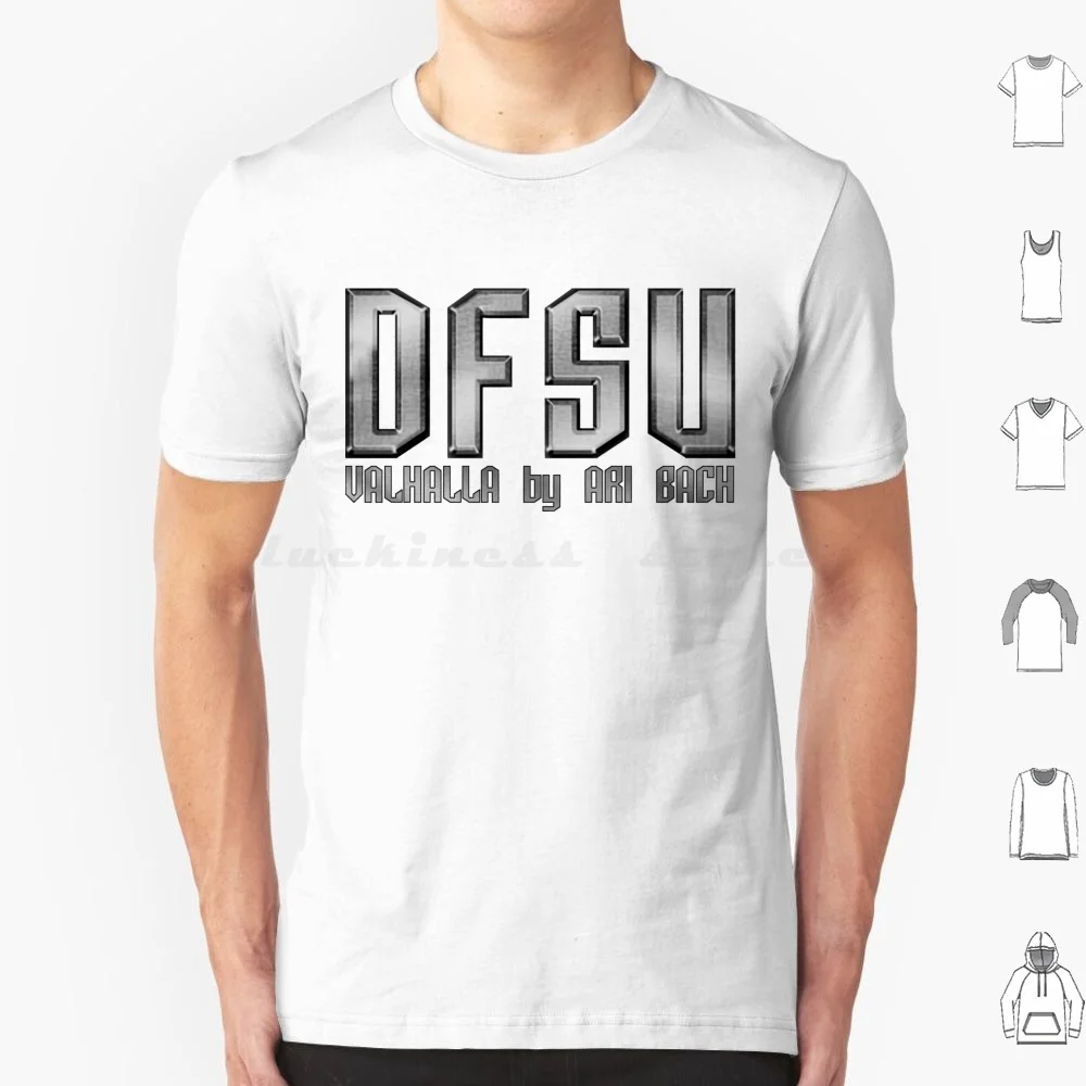 Valhalla Dfsu T Shirt Cotton Men Women DIY Print Valhalla Ari Bach Dfsu