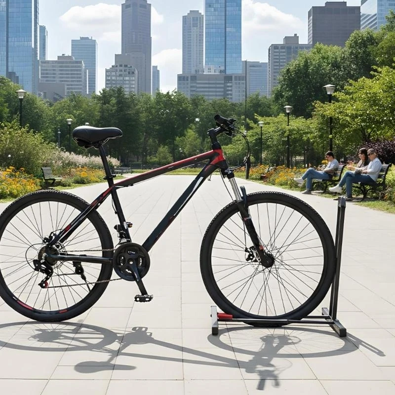 

Bicycles Parking Rack Replacement Indoor Parking Wheel Holder Adjusted Floor Stand Rack Display Stand Easy to Use 69HD