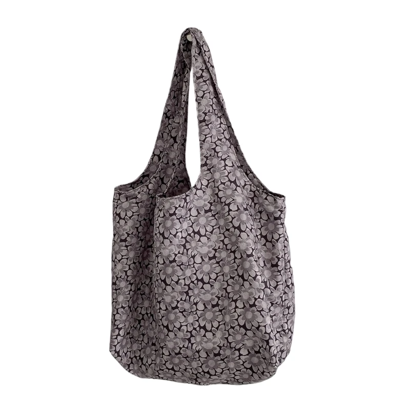 

Practical Nylon Printed Shoulder Bag Casual Underarm Bags Modern Handbag Large Capacity For Commuting And Shopping