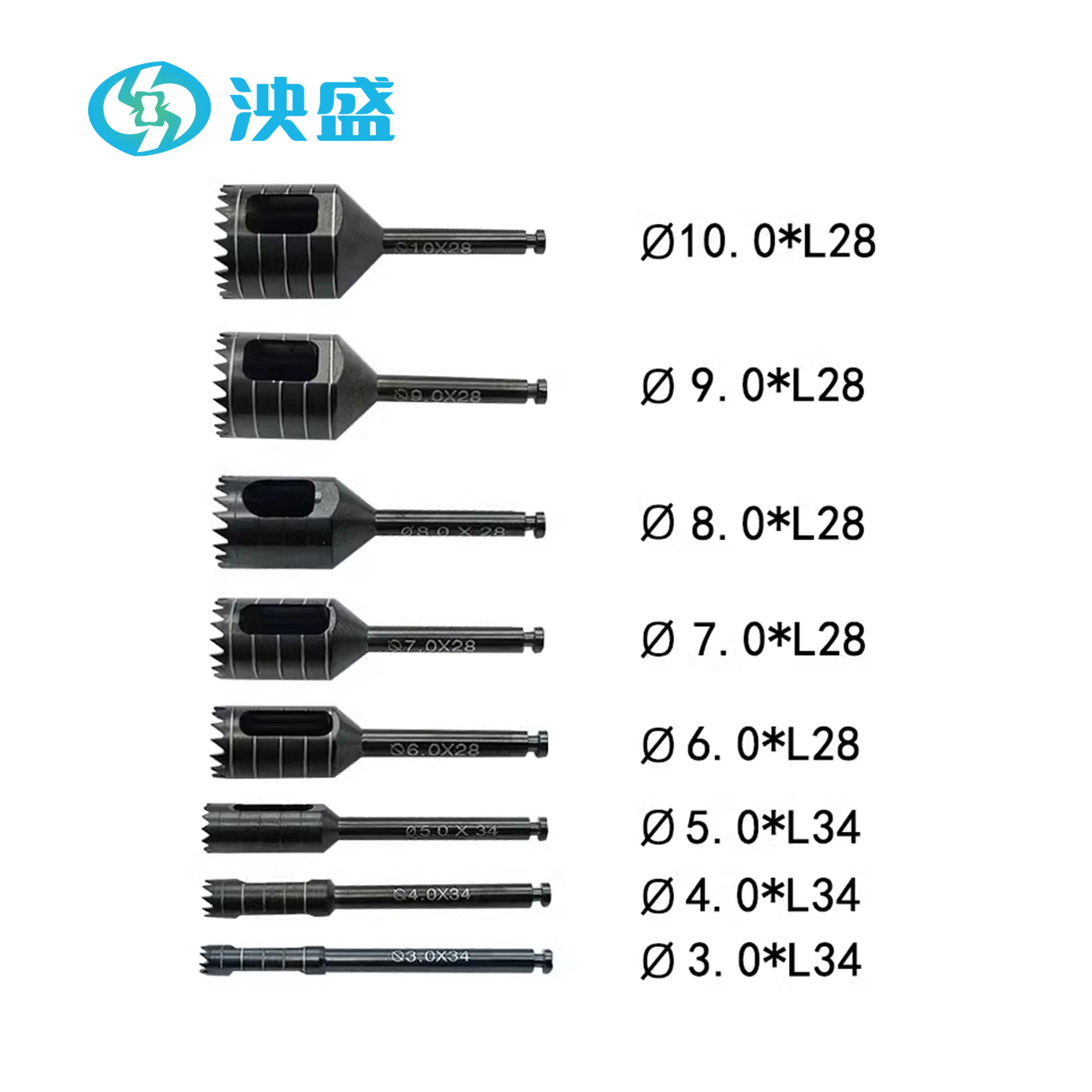 1 Pcs Dental Implant Bone Trephine Drill Bur Stainless Steel Dentistry Planting Tools Dentists Instrument Accessories