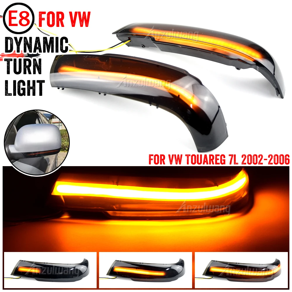 

1 Set Dynamic Blinker For VW Touareg 7L 2002 2003 2004 2005 2006 Prefacelift Mirror Indicator Arrow LED Turn Signal