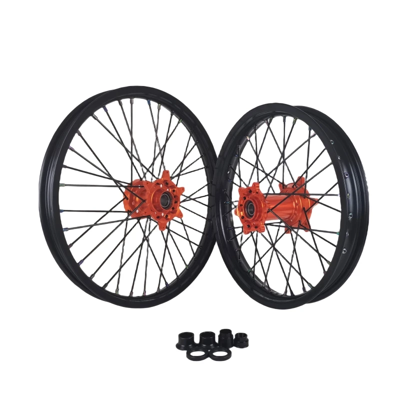 Surprise Price Fit 2016 TC/FC/FS 125-450 18/19/21Wheel Set 7050-T6 Aluminum Alloy Off-Road Motorcycle Wheels