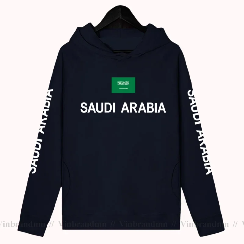 Saudi Arabia Hoodies Men Sweatshirt Newest Fashion Hip Hop Streetwear Socceres Jerseyes Tracksuit Nation Arabian Flag Fleece SA