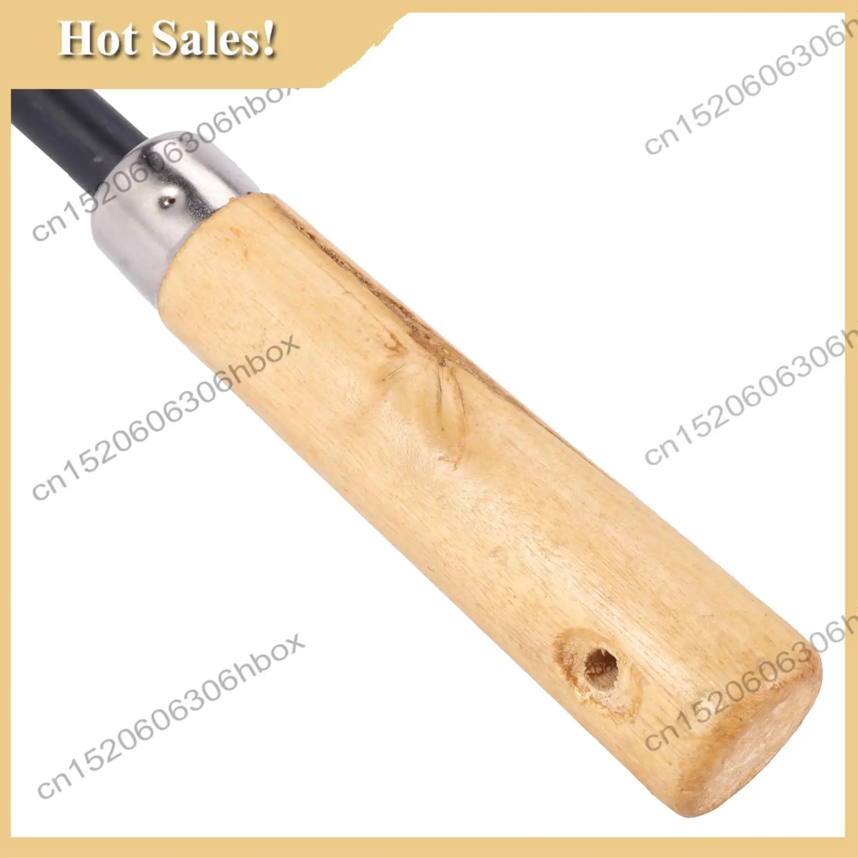 

-HOPE Wooden Handle Metal Hand Garden Tool Digging Hoe,Black