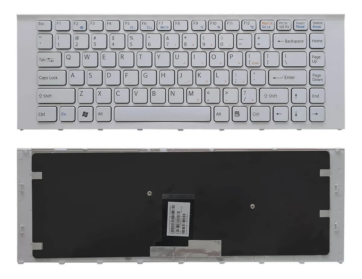 Compatible Keyboard Notebook Sony Vaio Vpcea13en Vpcea12ea Vpcea27ec/b Vpcea27ec/L Vpc-ea38ac/X Vpcea2s3c Vpc-ea26fa