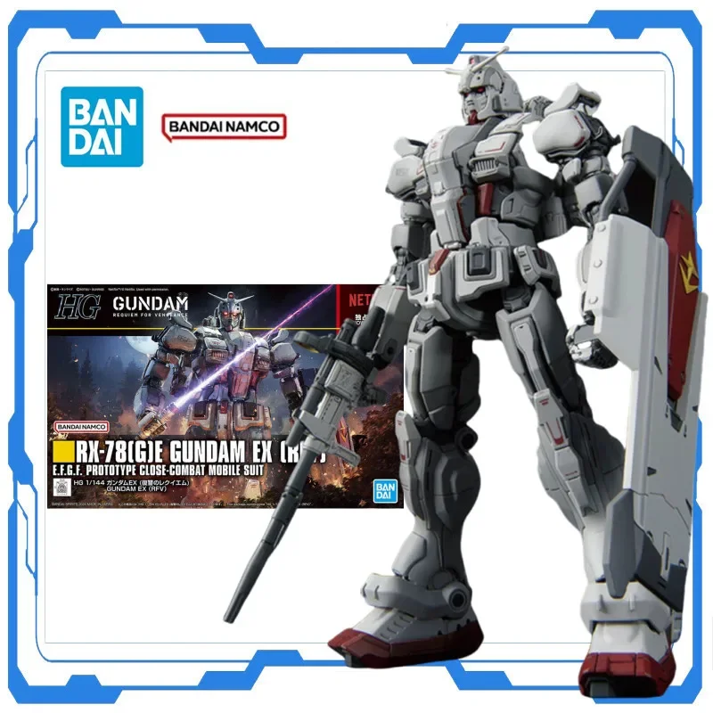 حقيقية بانداي البدلة المتنقلة Gundam HG 1/144 RX-78 [G] E Gundam EX [RFV] عمل أرقام الجمعية جمع الأصلي لعبة مجسمة الهدايا