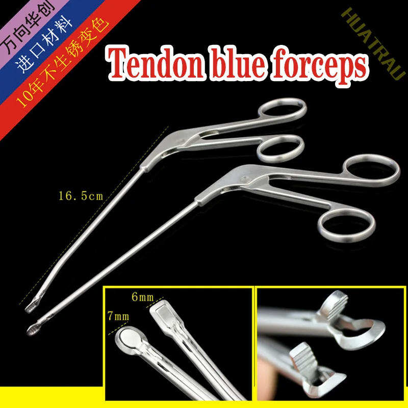 

Tendon blue forceps endoscope bone biting forceps orthopedic instruments medical sports medicine meniscus tissue removal scissor