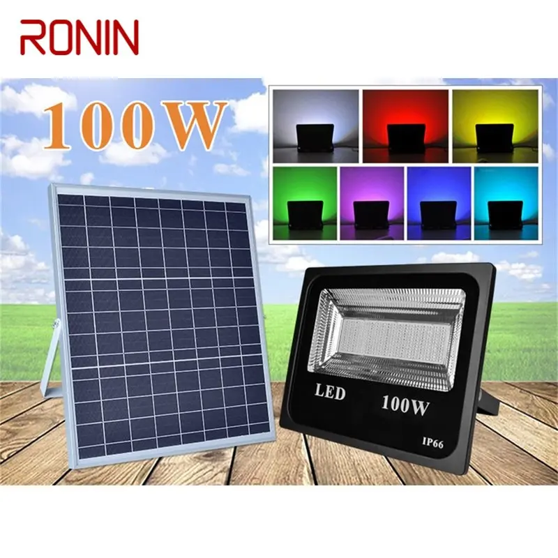 

RONIN Outdoor Solar Wall lights Contemporary Waterproof IP66 Lamp for Home Courtyard Garden Emergency