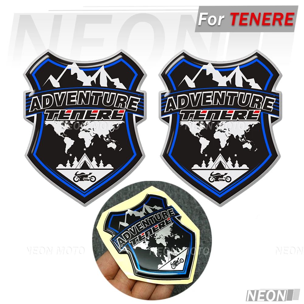 For ADVENTURE TOURING TENERE XT1200Z SUPER 700 Motorcycle tank pad kit Protection Sticker Fuel Oil 3D gel Resin Stickers