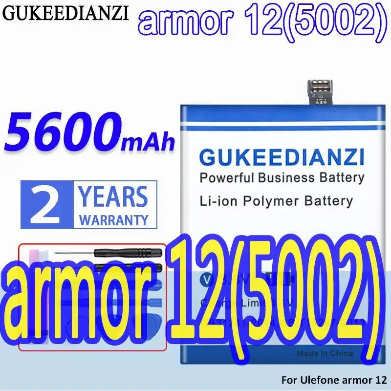 

Mobile Phone Battery Environmentally Friendly For Ulefone Armor 12 Armor12 5002 5600Mah