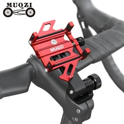 MUQZI Bike Phone Holder Universal Headset Stem Top Cap Smartphone Mount Holder 360° Rotatable for 4.5-7.0