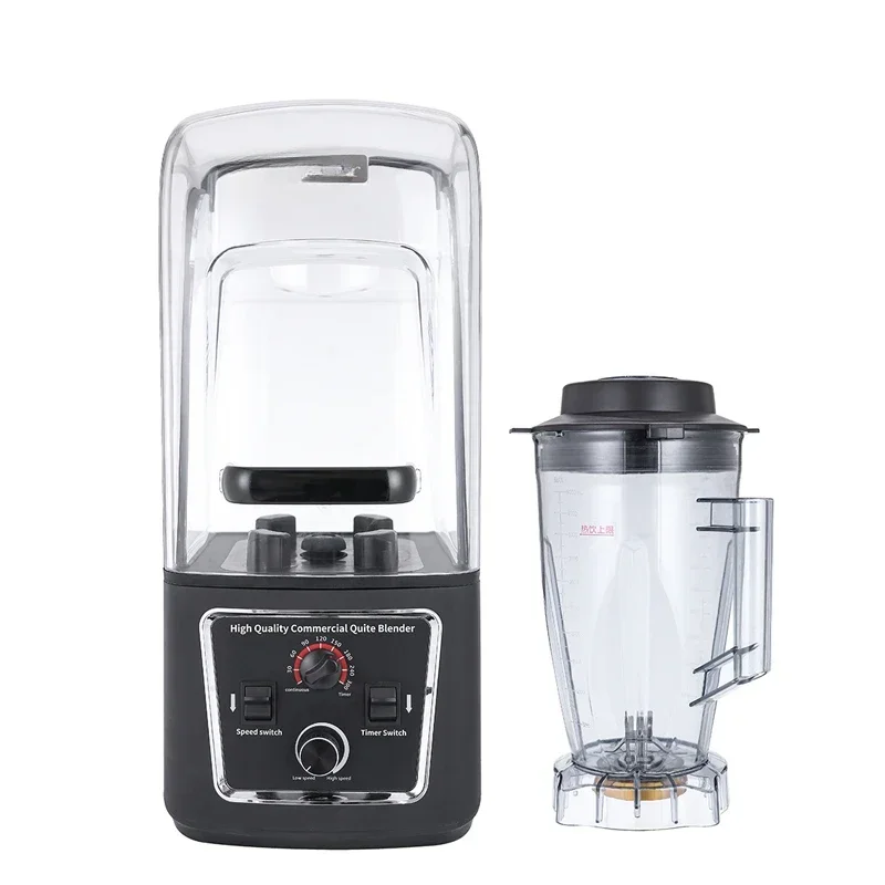 Hot Selling Large Capacity Commercial Smoothie Blender 4L Noiseless Quality Electric Food Processor