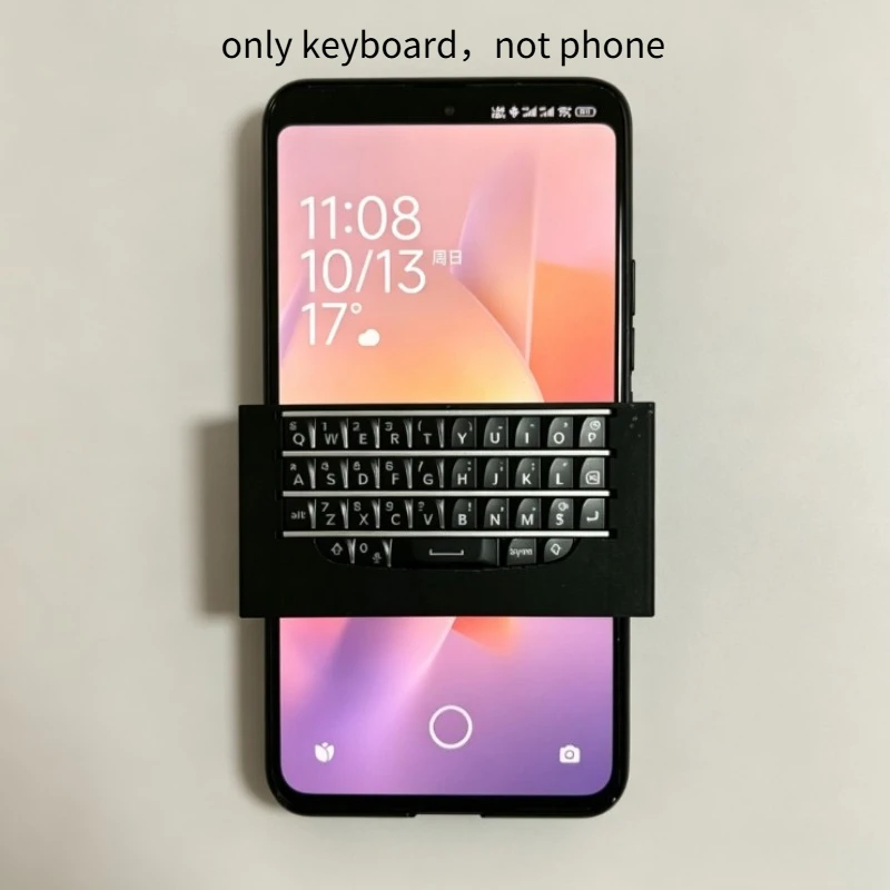 Blackberykbd Q10 Mini Keyboard Customized Dual Mode Bluetooth Type-c Interface for Multiple Phone Models on-screen Keyboard DIY
