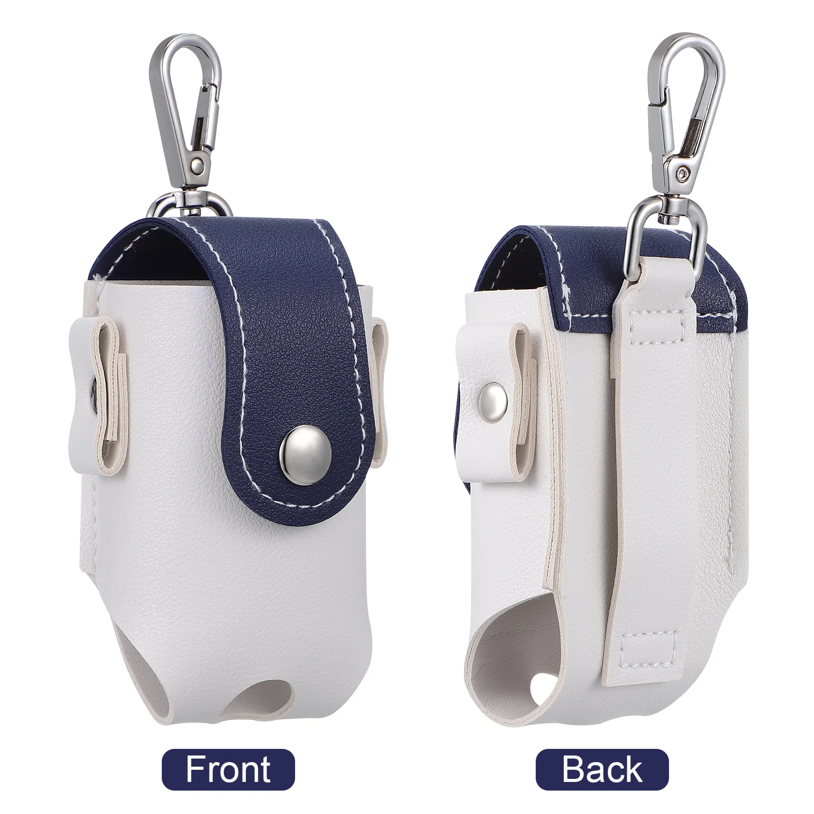 2Pcs Golfs Ball Bag Stable Wear-Resistant Waist Pack Golfs Ball Holder Outdoor Convenient Storage Waist Pack Golfing Bag